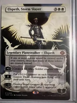 Elspeth, Storm Slayer (Borderless) #398 MTG Tarkir Never played - Image 1