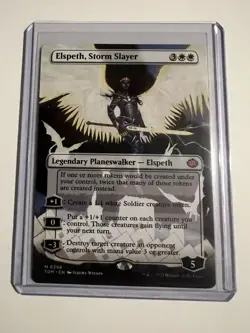 Elspeth, Storm Slayer (Borderless) #398 MTG Tarkir Never played - Image 3