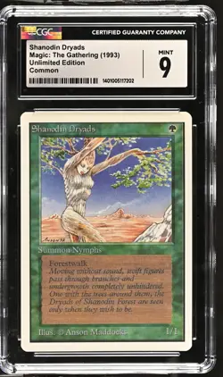 SHANODIN DRYADS Unlimited CGC 9 Vintage MTG [Nostalgium] - Image 1