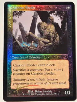 Carrion Feeder FOIL Scourge PLD Black Common MTG LP/NM - Image 1
