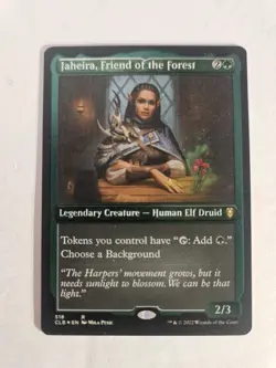 Jaheira, Friend of the Forest-ETCHED FOIL MTG Commander Legends: Baldur's Gate - Image 2