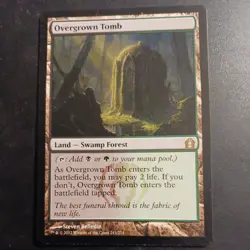 Mtg Overgrown Tomb NM Return to Ravnica Shock Land Rare Magic Card - Image 2