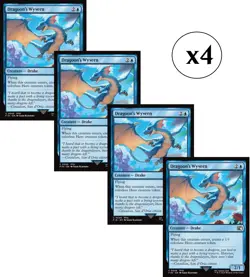 4x - Dragoon's Wyvern - x4 (playset) - Final Fantasy - C NM MTG - Image 1