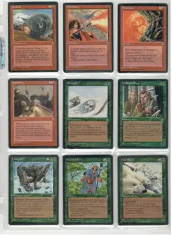 Ice Age Complete Set & Doubles. NM-HP. Necropotence, Adarkar, Game of Chaos..MTG - Image 3