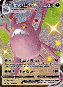 Crobat VMAX (SWSH099) Promo SWSH: Sword & Shield Promo Cards NM Pokemon TCG - Image 1