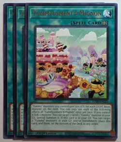 Yugioh x3 Yummyusment Mignon JUSH-EN023 Rare 1st Edition - Image 1