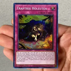 Yugioh! Traptrix Holeutea - SDBT-EN046 - Super Rare - 1st Edition Near Mint - Image 1