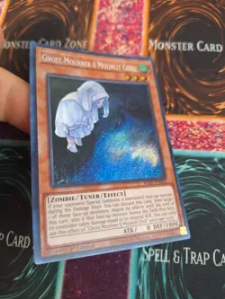 Yugioh Ghost Mourner & Moonlit Chill RA02-EN015 Secret Rare 1st Edition NM - Image 2