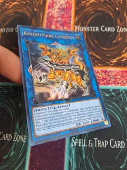 Yugioh Knightmare Cerberus MAMA-EN070 Ultra Rare 1st Edition Near Mint - Image 2