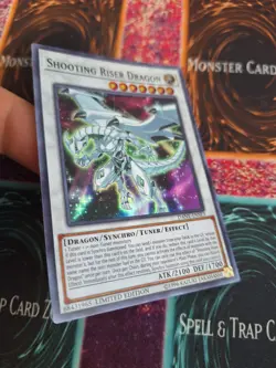 Yugioh Shooting Riser Dragon DANE-ENSE3 Super Rare Limited Near Mint - Image 2