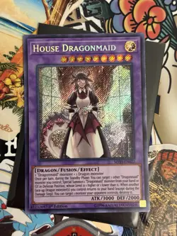 Yugioh House Dragonmaid MYFI-EN022 Secret Rare 1st Ed NM - Image 1