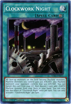 Yugioh! Clockwork Night RA03-EN071 Secret Rare 1st Edition NM/M English - Image 1