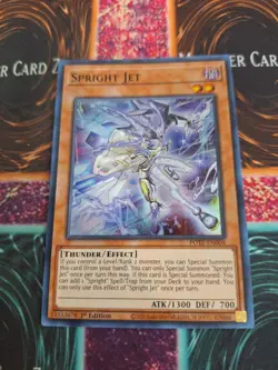 Yugioh Spright Jet POTE-EN004 Super Rare 1st Edition Near Mint - Image 1