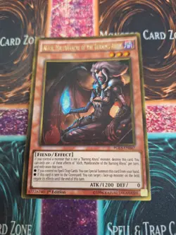 Yugioh Alich, Malebranche of the Burning Abyss PGL3-EN047 Gold 1st Edition NM - Image 1