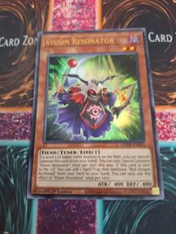 Yugioh Vision Resonator SDCK-EN002 Ultra Rare 1st Edition Near Mint - Image 1