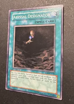 Abyssal Designator SOD-EN040 Soul of the Duelist *1st Edition* YuGiOh TCG - Image 3