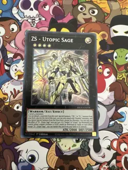 Yugioh! ZS - Utopic Sage - BROL-EN058 - Secret Rare - 1st Edition Near Mint, Eng - Image 1