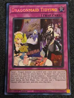 Dragonmaid Tidying - RA04-EN102 - Secret Rare - 1st Edition Yugioh NM - Image 1