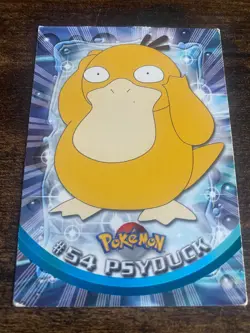 Psyduck #54 - BLUE Logo - NON-HOLO - SERIES 1 - TOPPS Pokemon CARD vintage 151 - Image 1