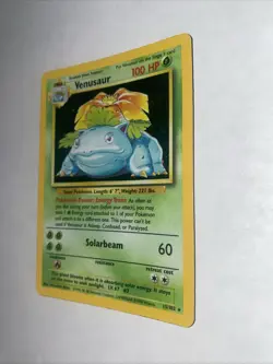 Pokemon TCG Venusaur Base Set Holo Unlimited Rare Card 15/102 - Image 2