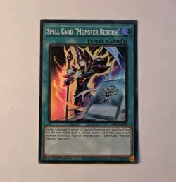 Spell Card "Monster Reborn" INFO-EN099 The Infinite Forbidden 1st Edition NM - Image 1