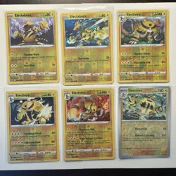 Electabuzz & Electivire Pokemon Card Lot - X6 Unique Holos - A205 - Image 1