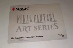 The Emperor of Palamecia Art Card - Art Series: FINAL FANTASY 13/53 - Gold-Stamp - Image 4