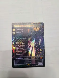 Summon: Bahamut (Borderless) Final Fantasy Foil - Image 1