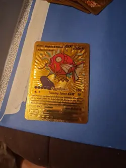 Magikarp & Wailord GX Gold Pokemon Card Super Splash Move - Image 1
