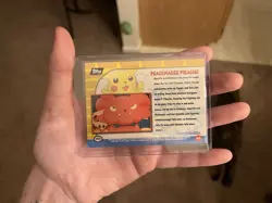 Topps Peacemaker Pikachu Foil Pokemon Card - Image 3
