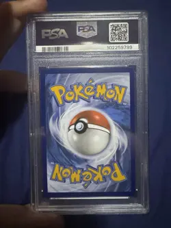 Pokemon Mewtwo TCG Black Star Promo Card Scarlet and Violet 151 PSA 8 - Image 2