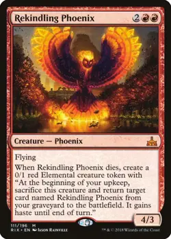 Rekindling Phoenix | MTG Rivals of Ixalan #111 | M/NM - Image 1