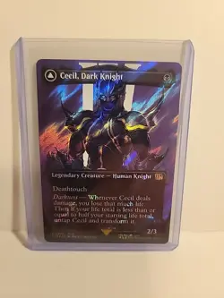Cecil, Dark Knight (Borderless) (Surge Foil) Final Fantasy Foil - Image 1