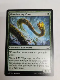 Germinating Wurm - 0187 - Edge of Eternities - MTG - NM Non-foil - Image 1
