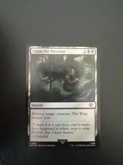 Foil Claim the Precious Universes Beyond: the Lord of the Rings Mtg Common 81 - Image 1