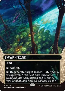 FOIL SWARMYARD mtg NM Edge of Eternities: Stellar Sights 1 Rare - Image 1