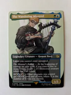 The Wandering Minstrel (Borderless) Final Fantasy Regular - Image 1
