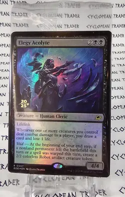 FOIL Prerelease ELEGY ACOLYTE mtg SEALED Edge of Eternities 1 Rare PROMO - Image 1