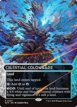 FOIL CELESTIAL COLONNADE mtg NM Edge of Eternities: Stellar Sights 1 Rare - Image 1