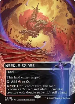 FOIL NEEDLE SPIRES mtg NM Edge of Eternities: Stellar Sights 1 Rare - Image 1