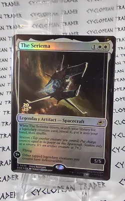 FOIL Prerelease THE SERIEMA mtg SEALED Edge of Eternities 1 Rare PROMO - Image 1