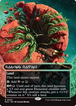 FOIL RAGING RAVINE mtg NM Edge of Eternities: Stellar Sights 1 Rare - Image 1