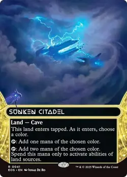 FOIL SUNKEN CITADEL mtg NM Edge of Eternities: Stellar Sights 1 Rare - Image 1