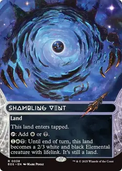 FOIL SHAMBLING VENT mtg NM Edge of Eternities: Stellar Sights 1 Rare - Image 1