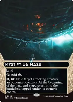 FOIL MYSTIFYING MAZE mtg NM Edge of Eternities: Stellar Sights 1 Rare - Image 1