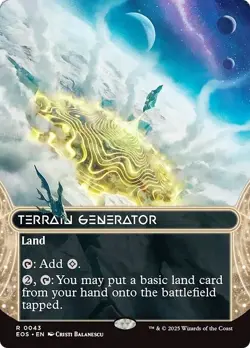 FOIL TERRAIN GENERATOR mtg NM Edge of Eternities: Stellar Sights 1 Rare - Image 1