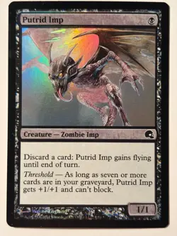 1x Putrid Imp Foil MTG Magic The Gathering Premium Deck Series: Graveborn LP - Image 1