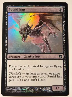 1x Putrid Imp Foil MTG Magic The Gathering Premium Deck Series: Graveborn LP - Image 3