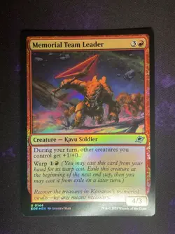 MTG * Memorial Team Leader (Foil) Edge of Eternities * 1X * NM - Image 1