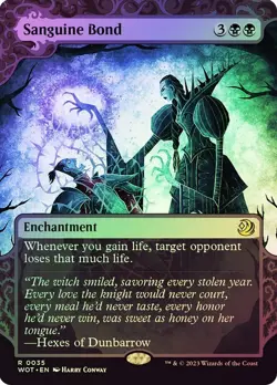 Sanguine Bond Foil Wilds of Eldraine NM MTG - Image 1